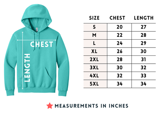 Adult Unisex Pullover Hooded Sweatshirt