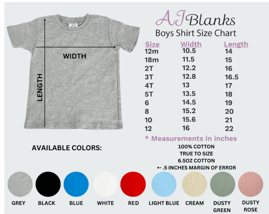 Infant and Toddler Unisex Short Sleeve Shirts