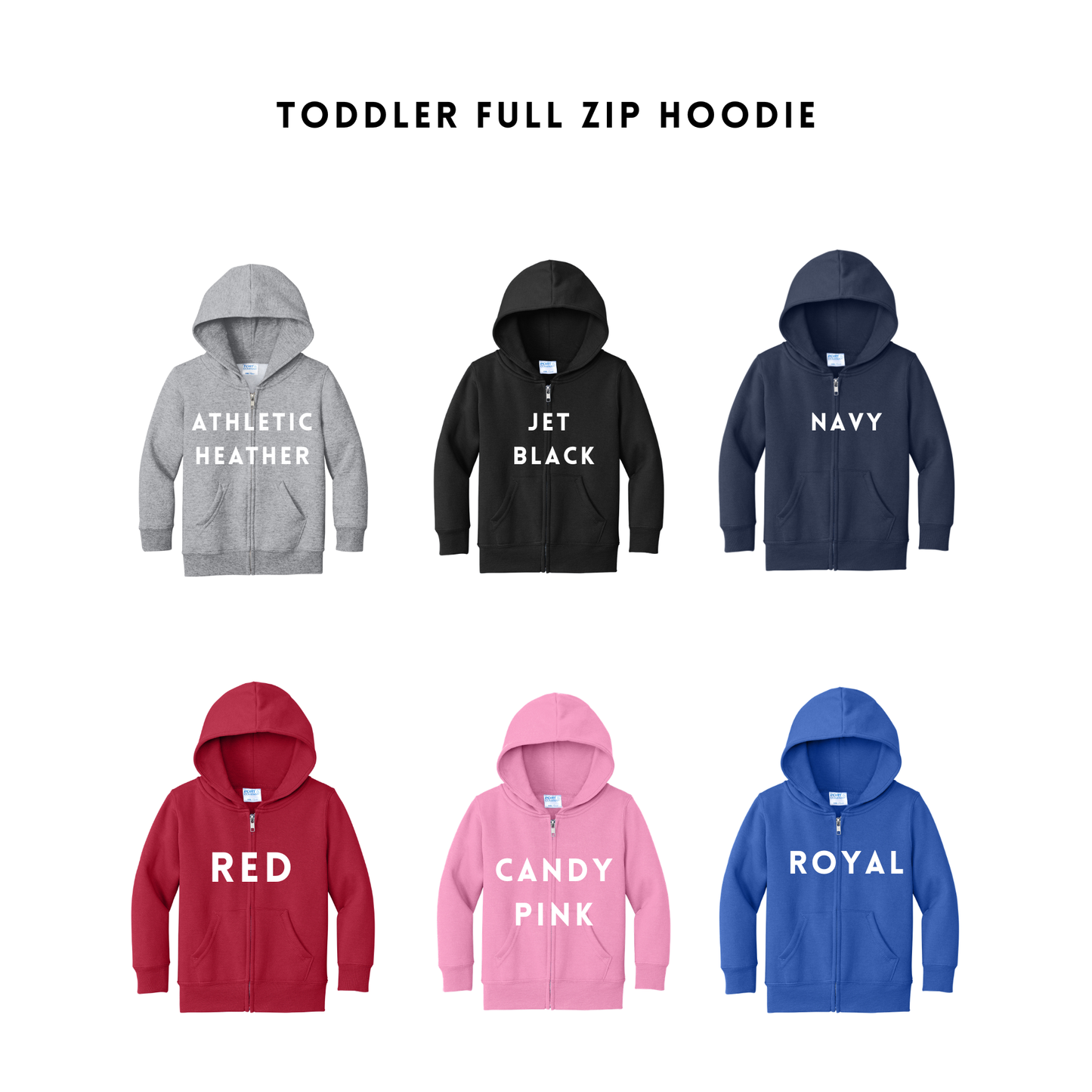 Toddler Full Zip Hoodie